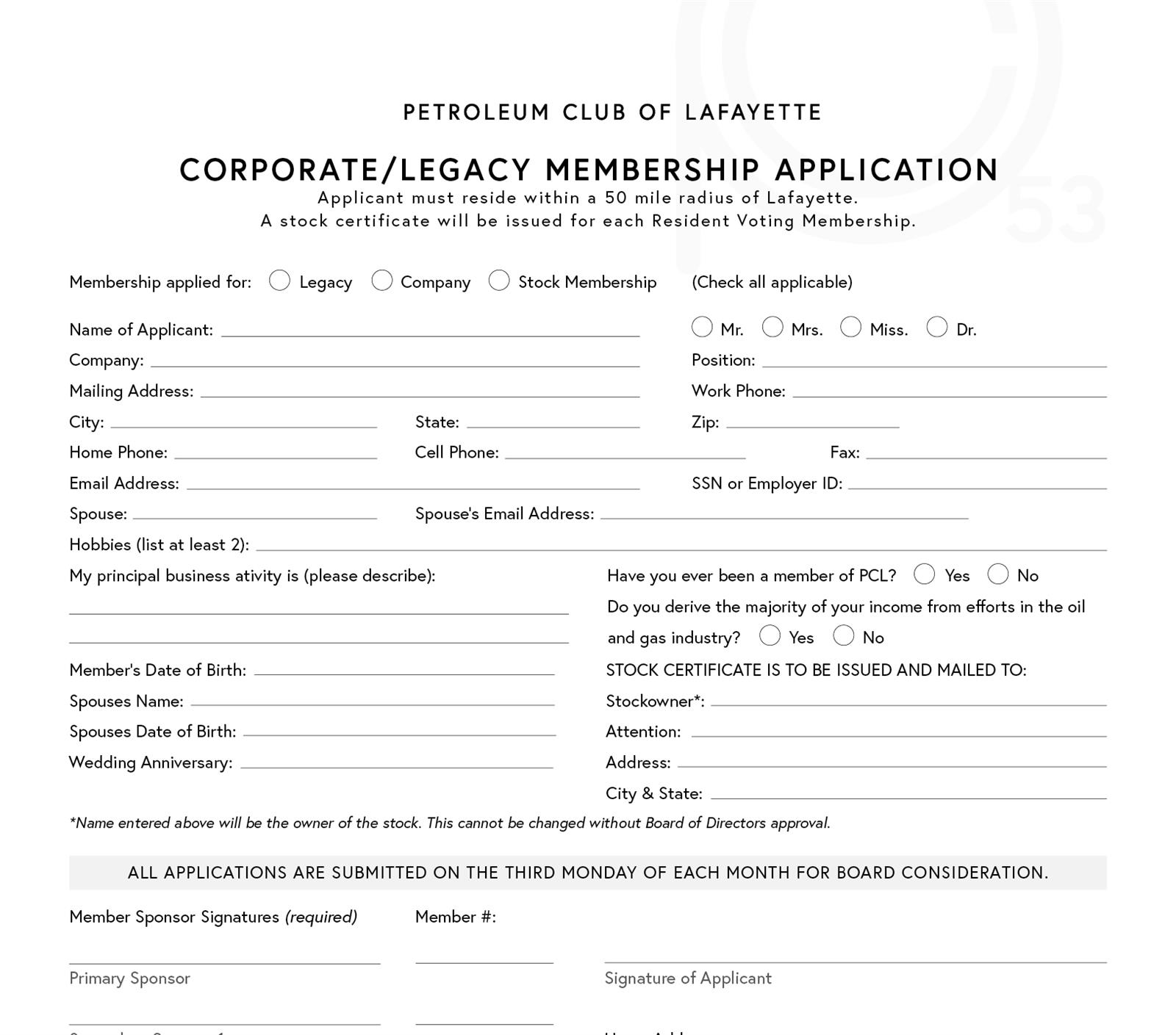 Corporate Membership