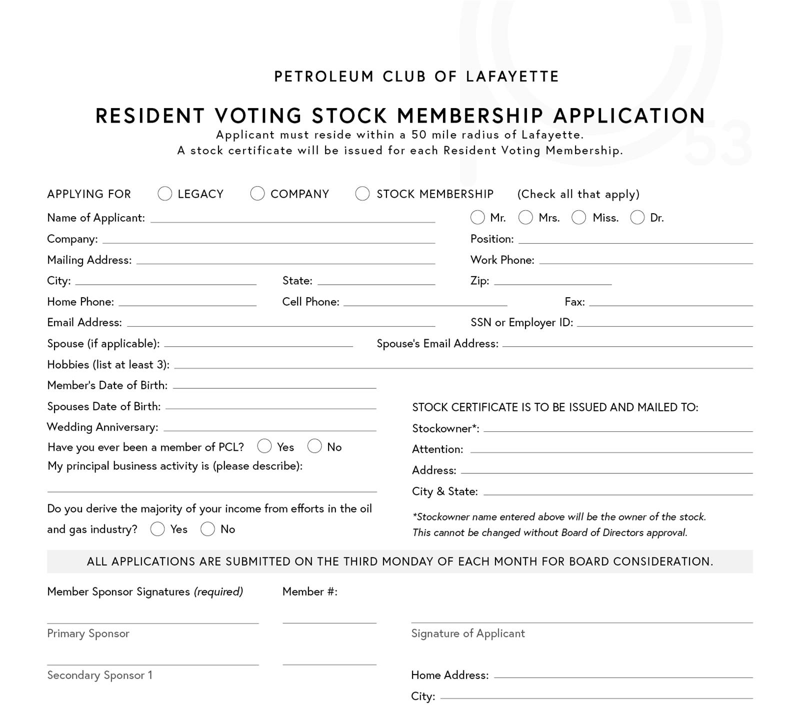 Membership